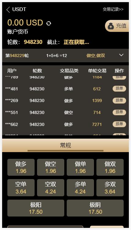 多语言/完美BTC/USDT/PC28伪交易所插图9