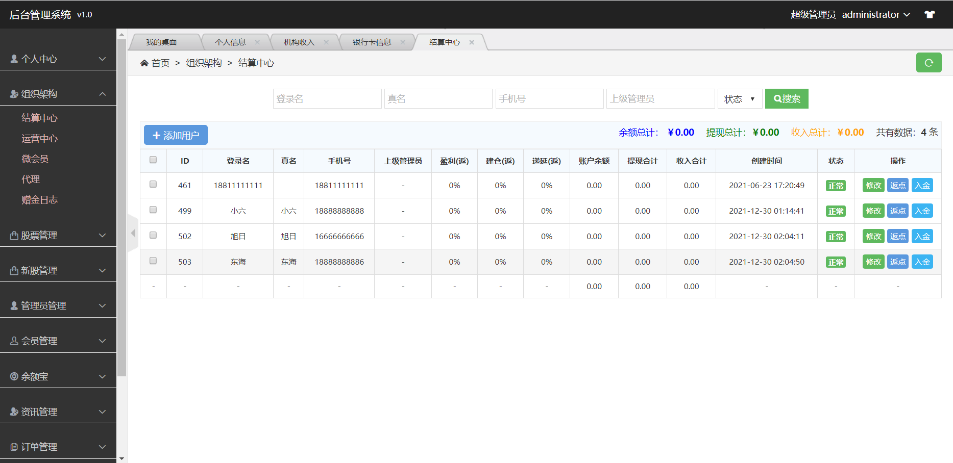 全新股票PHP纯源码，全新框架，带打新功能，功能完善，可随意二开，绝对的运营版插图17