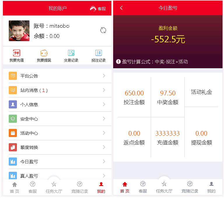大富时时彩系统二开腾讯公益理财系统源码运营版插图