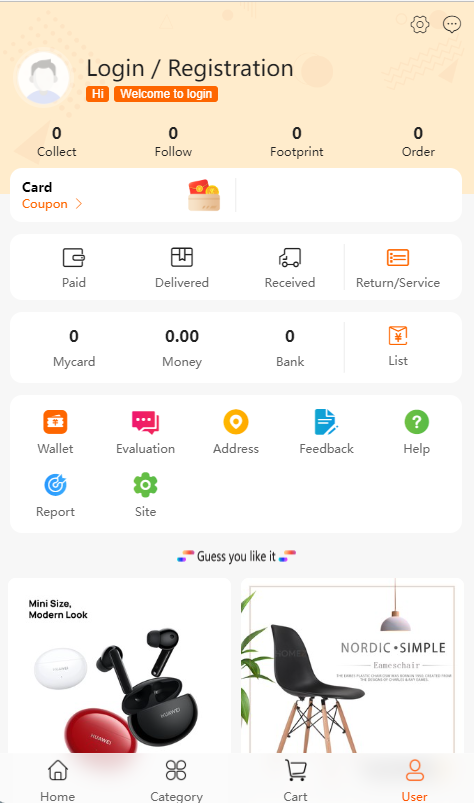 英文版云购商城源码插图2