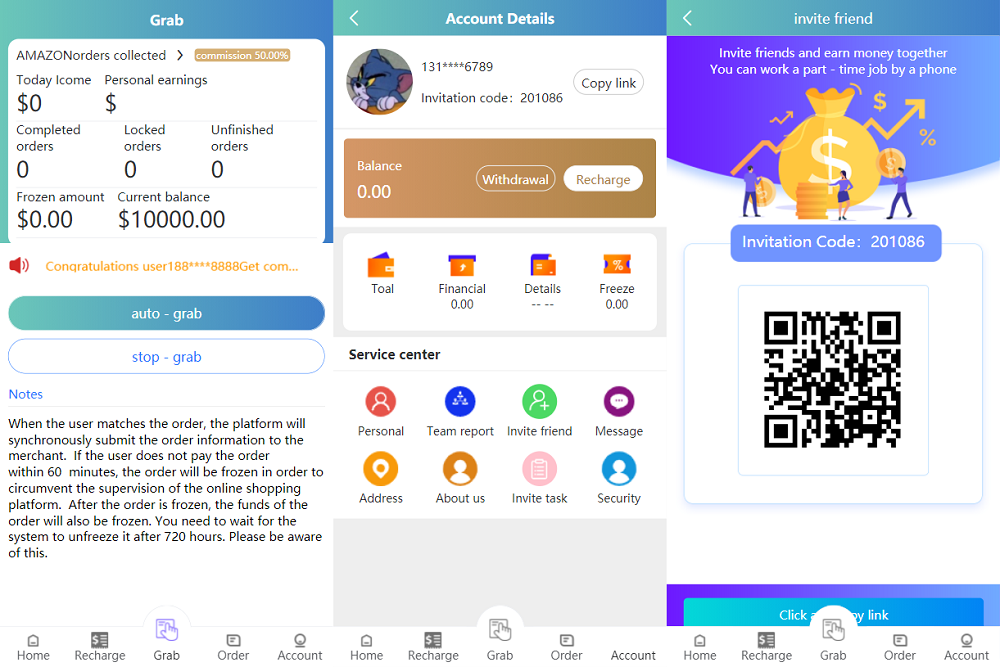 抢单系统源码,任务悬赏平台,新UI多国语言版本插图