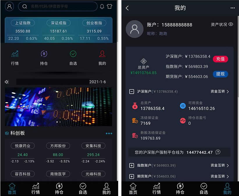 2022全新两融双融福汇3.0新版 股票交易配资 融资融券系统 打新股 美股 港股的源码插图