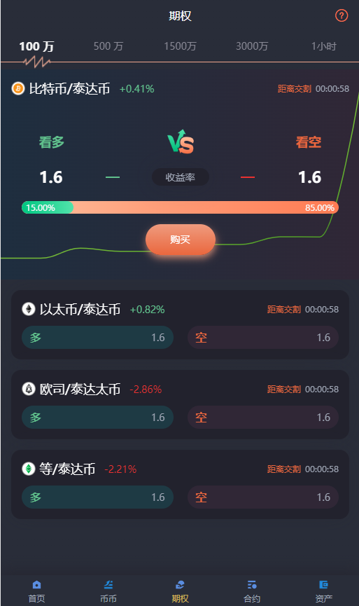 BiFire十五国交易所/OTC交易/币币交易/秒合约/期权/永续/申购/带开源工程+配置安装教程插图2