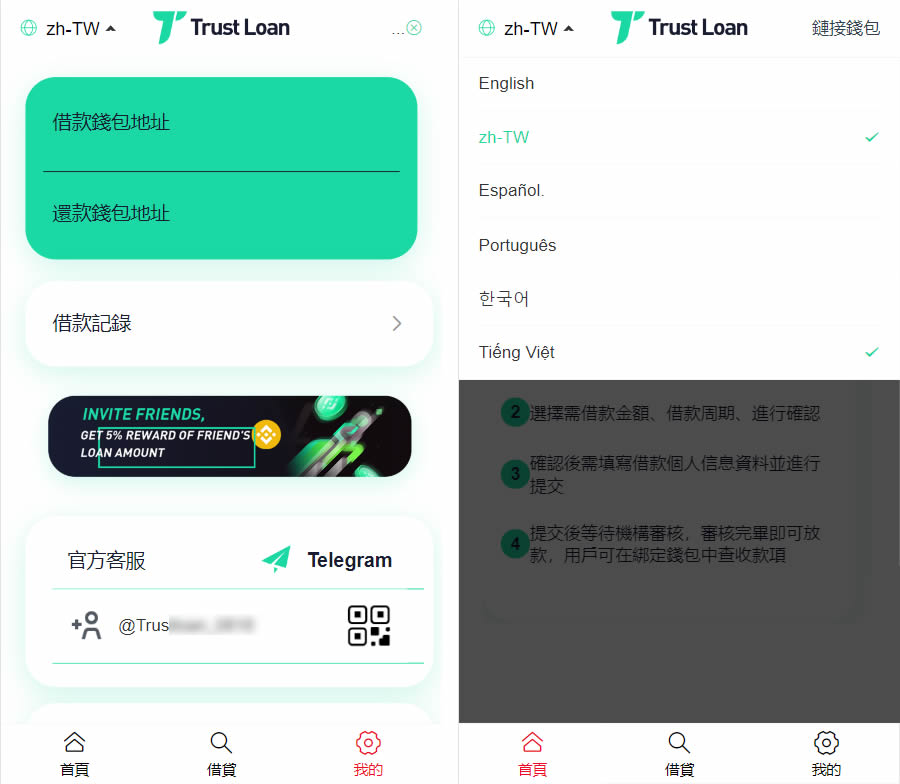 6语言的USDT借贷授权管理源码插图1