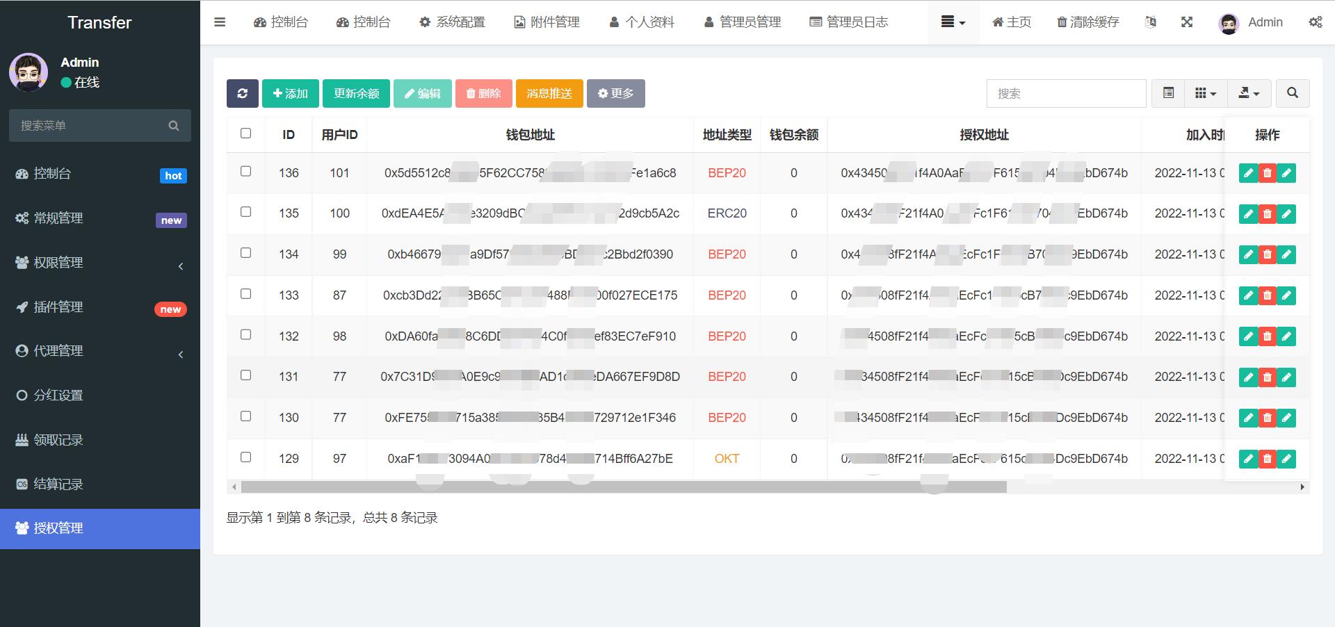 6语言的USDT借贷授权管理源码
