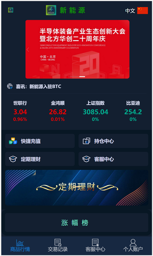 全新改版UI微交易系统股票配资理财系统源码,微盘,资金盘源码插图3