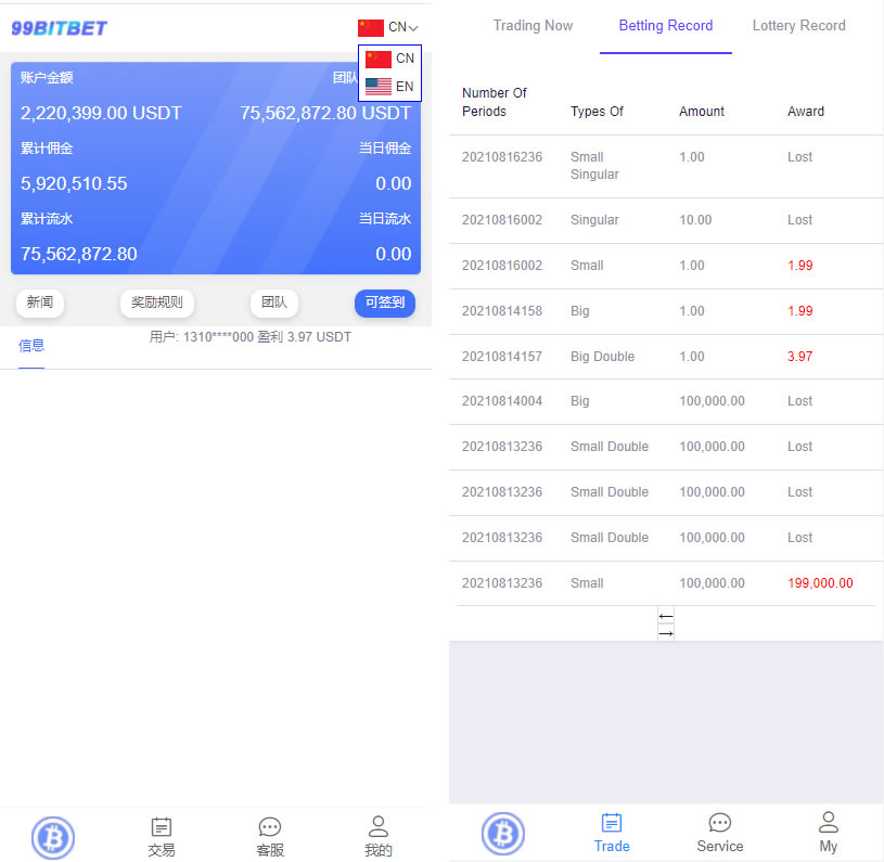 出海源码英文版+双语言版本源码+虚拟币投资系统USDT充值源码插图1