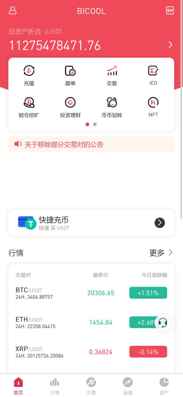 新UI交易所源码插图