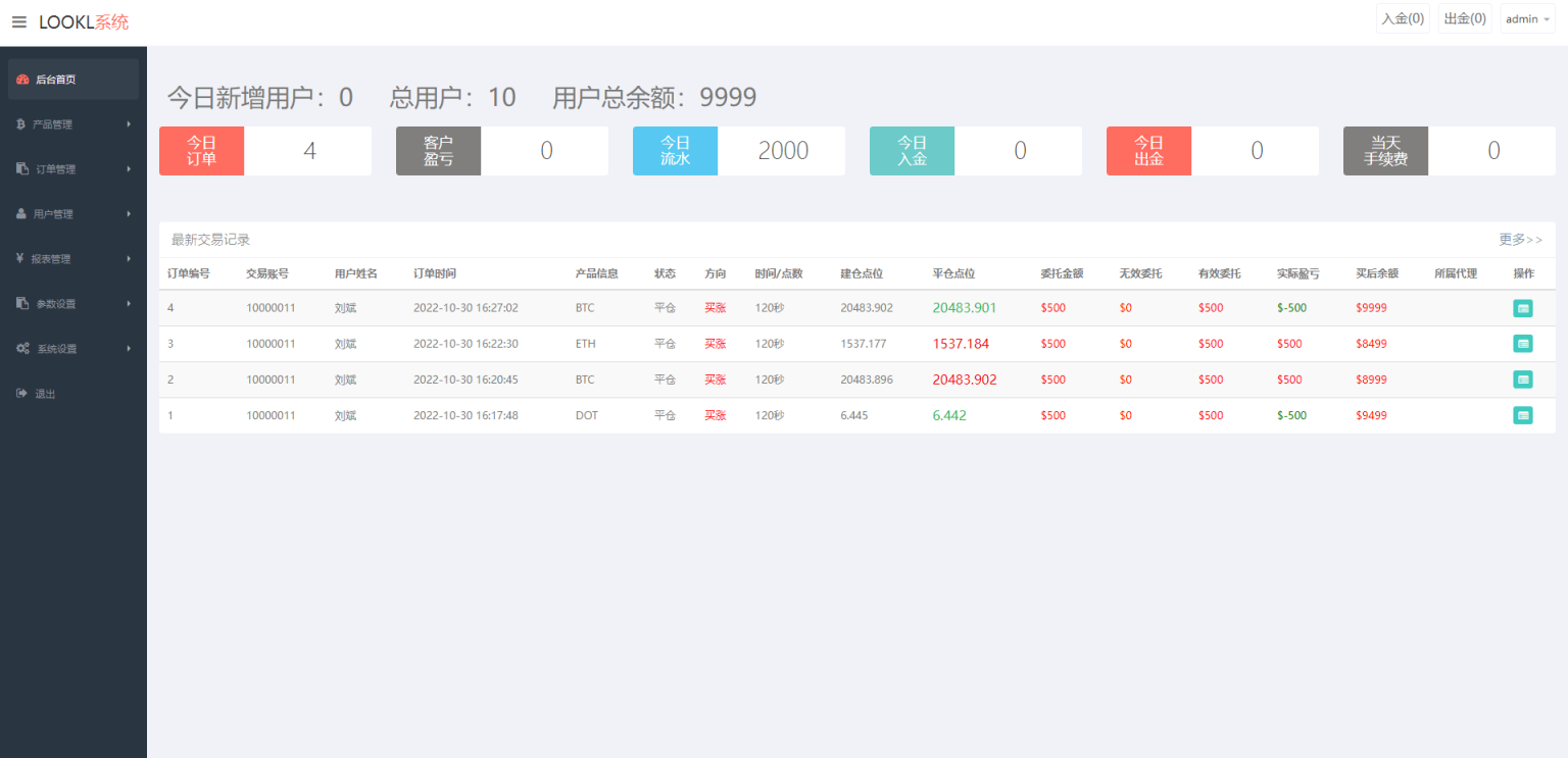 全新UI微盘，时间盘，微交易，开源无加密可二开插图6