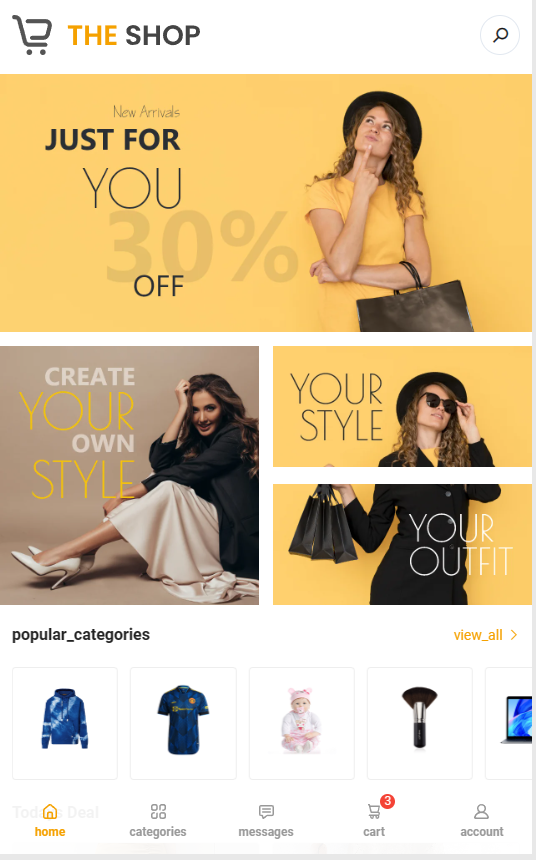 跨境电商系统源码TheShop1.2–PWA 电子商务CMS源码运营版插图