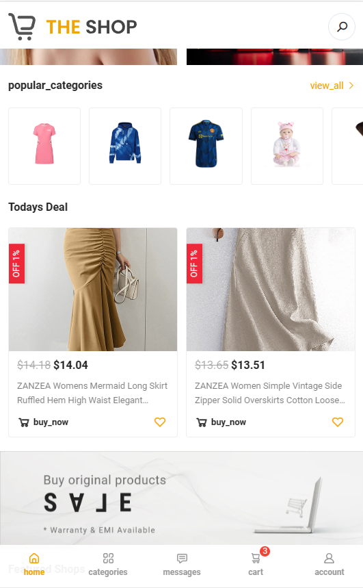 跨境电商系统源码TheShop1.2–PWA 电子商务CMS源码运营版插图2