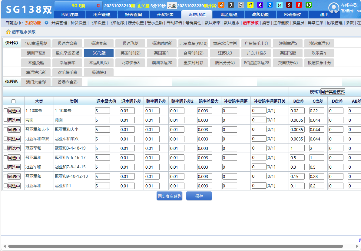 SGWin138双赢系统正版+带改单+预设+控制/完整+独立代理系统完整运营版+开奖全部正常插图22