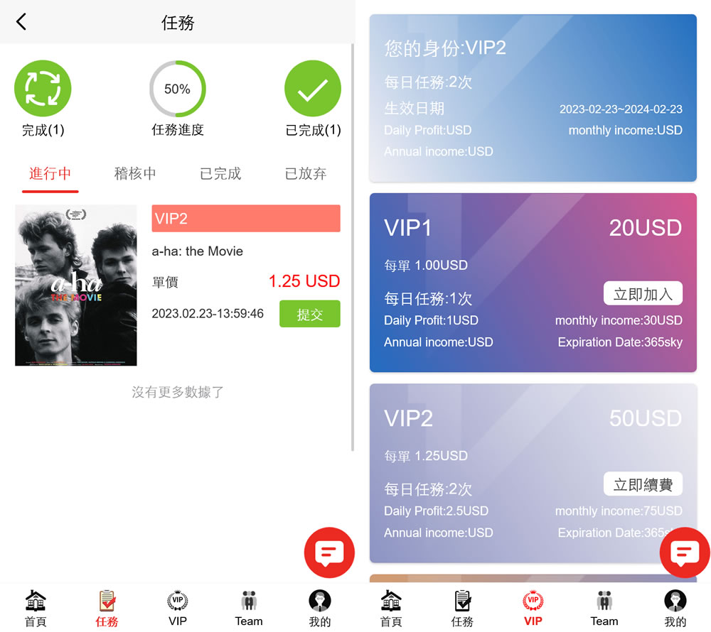 十国语言电影投资理财刷单系统源码插图2