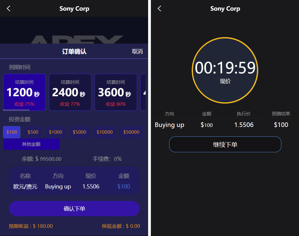 6国语言交易所/微盘PHP源码，微盘源码，微交易源码，外汇源码，时间盘源码插图3