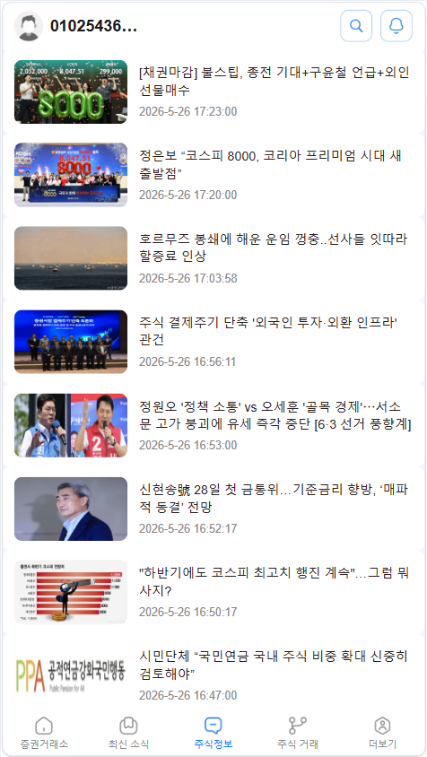 【韩国股票/全开源】韩国综合证券交易系统源码/双端App+智能新闻采集后台+持仓风控大盘/带Canvas分时图/可二开插图4