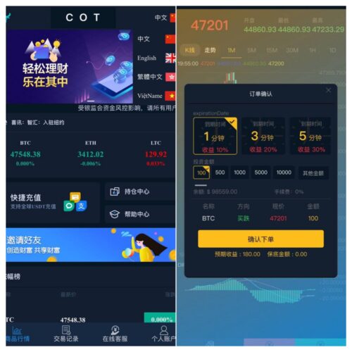 微盘微交易时间盘外汇盘K线正常.系统源码
